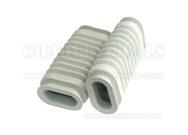 10.5 Mpa EPDM Flexible Rubber Bellows Air Aging Resistance Insulating Silver Grey