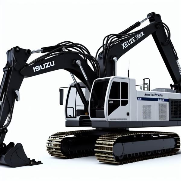 Excavateur amphibie XE215SLL moteur ISUZU 128,5 kW Euro 2 15M Boom