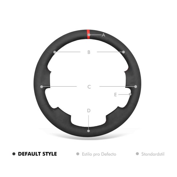 Car Accessories DIY Colors Hand Stitching Faux Suede Steering Wheel Cover for Land Rover Discovery 4  2010-2016