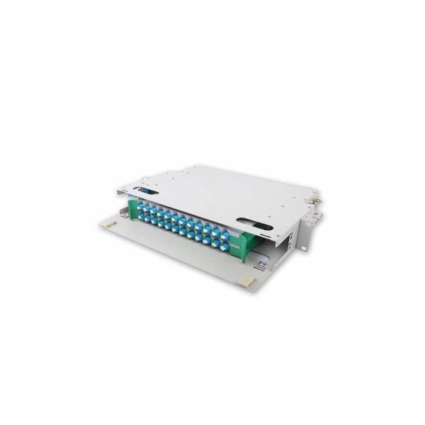 FTTX ODF Optical Distribution Frame 19 Inch Rack Mounted 24 Core for FTTX Connections
