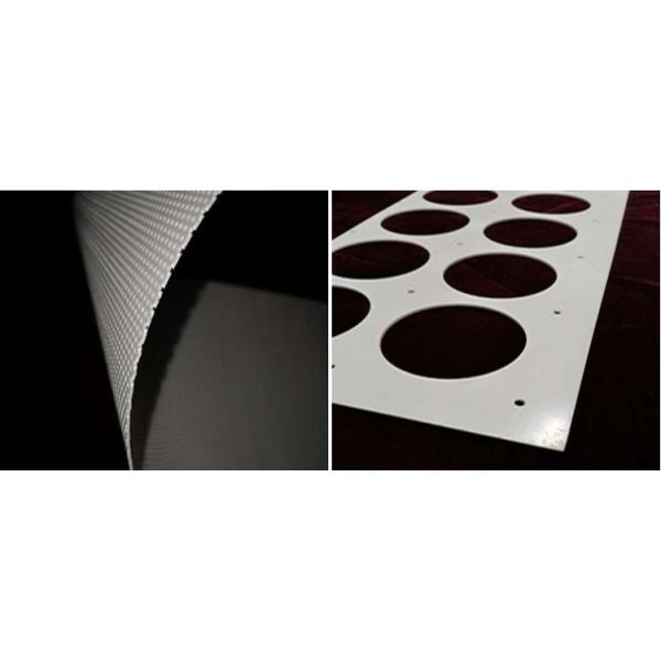PVC пефорировал пластиковый лист сетки вокруг отверстия 1000*2000mm 1220*2440mm