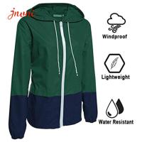 Anorak à capuchon extérieur de Packable de vestes imperméables légères de pluie