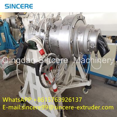 Machine de ligne d'extrusion de tubes en plastique HDPE MDPE PP PEX 50 mm 63 mm