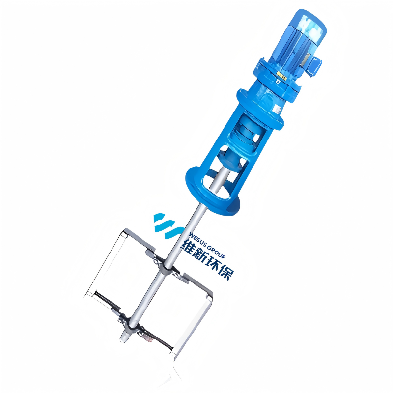 Heavy-Duty Top-Entry Vertical Frame Agitator for Wastewater Flocculation and High-Viscosity Liquid Mixing