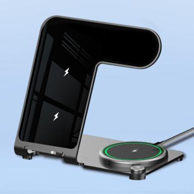 15W/10W/7.5W 5W chargeur de position de téléphone mobile 3 appareils avec plus de 75% d'efficacité de conversion