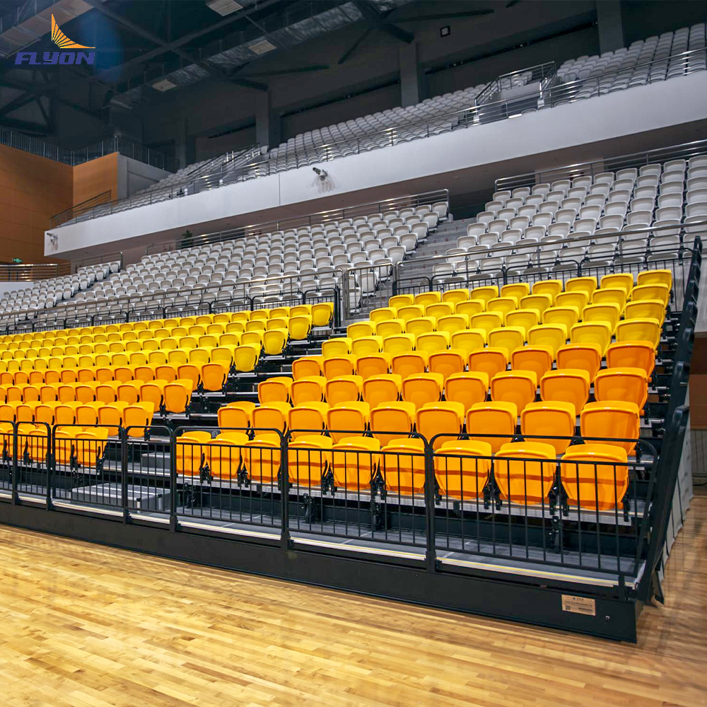 Floor / Wall Mounted Type PP Plastic Stadium Seating Easy Installation