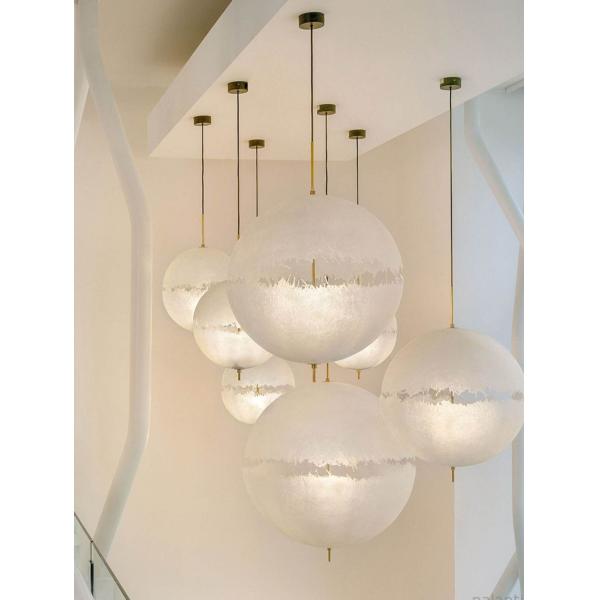 Nordic Art Spherical Modern Floor Light Simple Creative Living Room Model Room Light