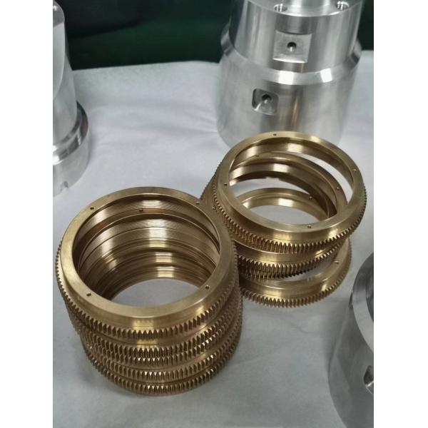 Brass Copper Metal Gear Parts CNC Machining Professional Services Luckym