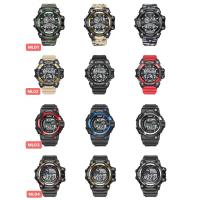 Montres à montre de mode, chronographe sportif, résistantes à l'eau, quartz, hommes, montres à poignet personnalisées