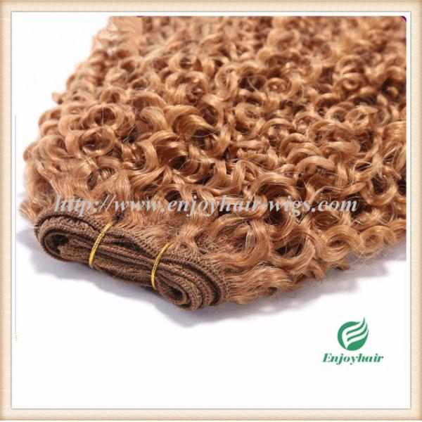 Brazilian 5A virgin remy hair weave ,30# color.kinky curly 10''-26''length hair extension