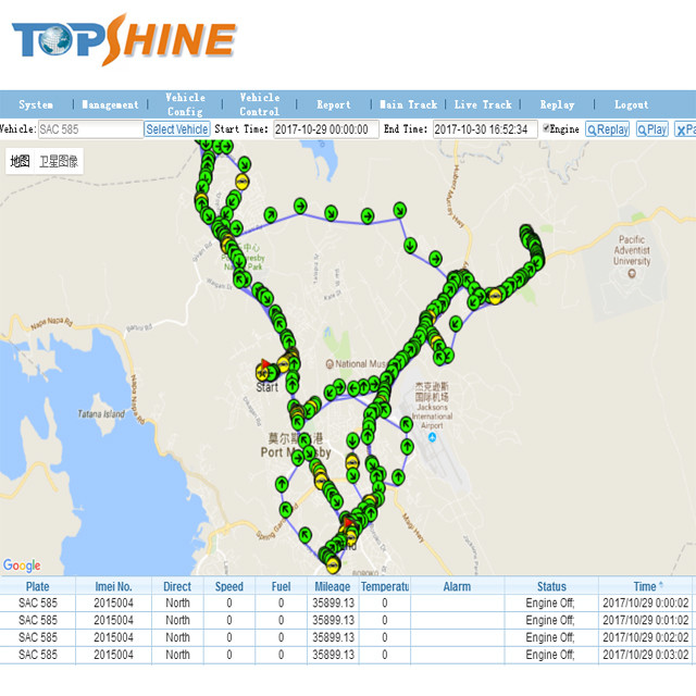 Отслежыватель GPS мотоцикла управления флота с датчиками топлива для украденного сигнала тревоги топлива