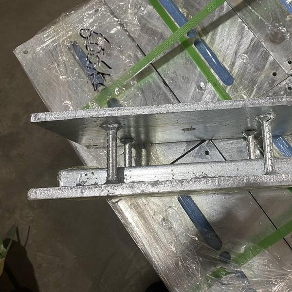 Corrosion Resistant Metal Embedded Parts For Durable Structures