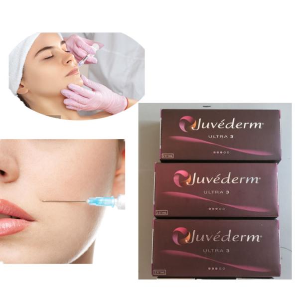 Injection Juvederm 2x1ml remplisseur cutané 24mg/Ml d'ultra 3 lèvres