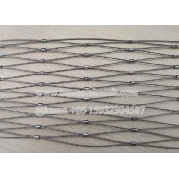 Flexible Stainless Steel Wire Rope Mesh For Decoration Garden Climbing