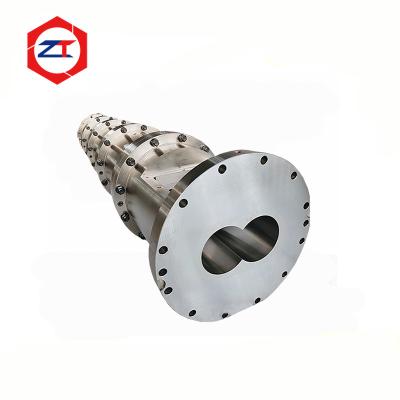 Tambores de parafusos duplos modulares de 98 mm para máquina extrusora de macarrão de arroz, peças de reposição, extrusora de filamentos para animais de estimação