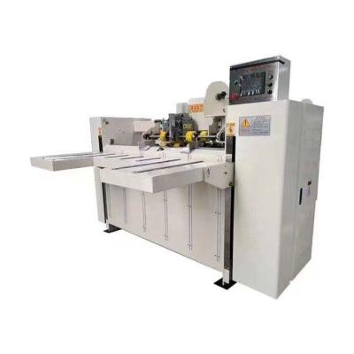 Semi Auto Corrugated Box Stitching Machine Hand Fold Feeding Stapling