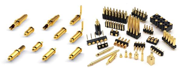 2.54mm Pitch Female 6 Pin PCB Connector Spring Loaded Pogo Pin Connector Smt Type