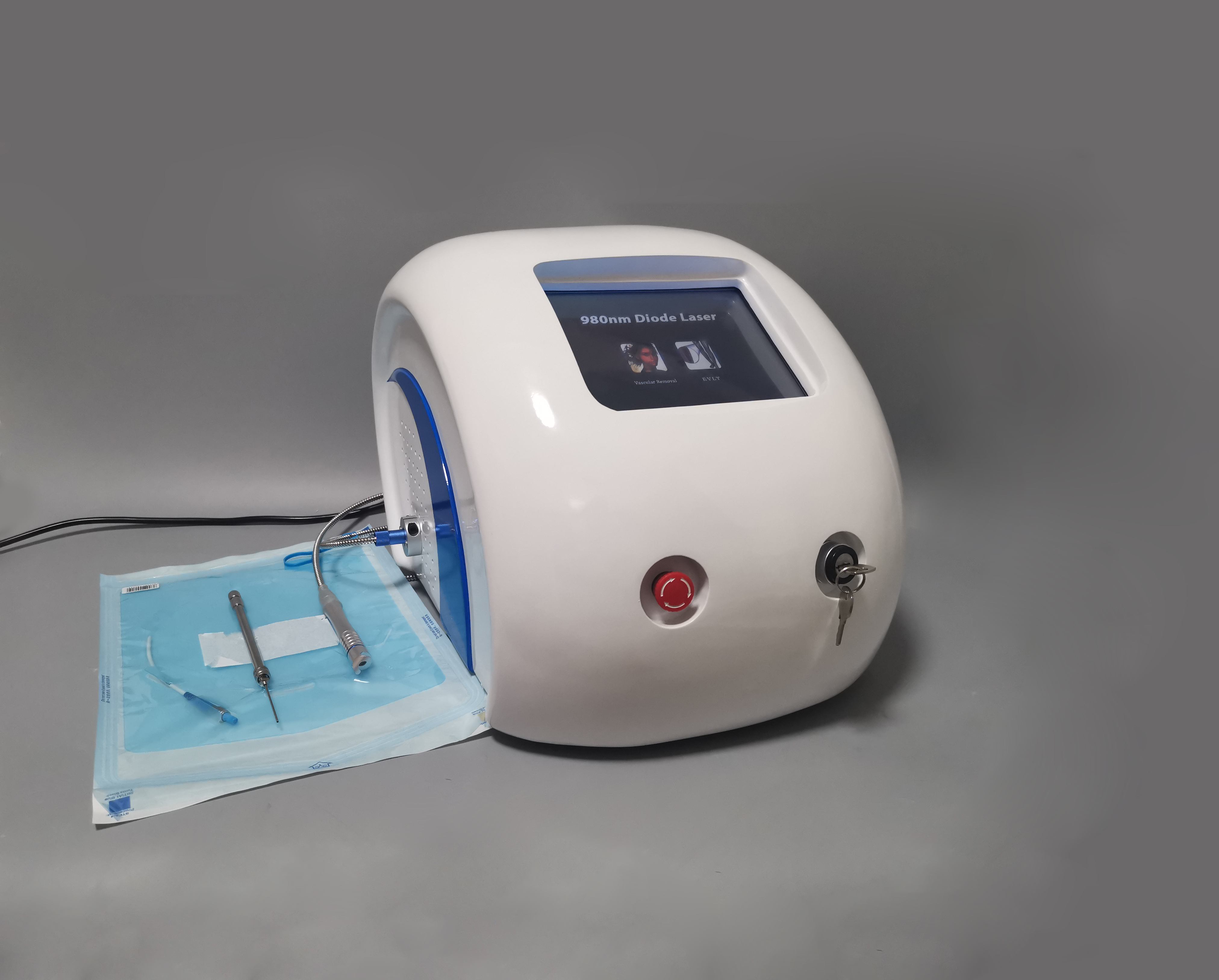 Compact Desktop Laser Beauty Machine with 980nm Diode Laser for Vascular Lesion Removal Nail Fungus Treatment PainRelief and Lipolysis Therapy