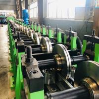 Galvanized Steel Deck Roll Forming Machine 0.7mm Vigas Hydraulic Cutting