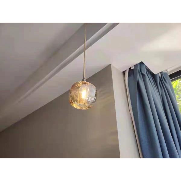 Apple Shape Modern Light Luxury Bedroom Bedside Chandelier Creative Restaurant Bar Lamp