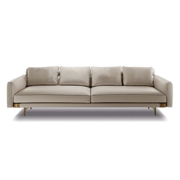 High-Class Brand Modern Leather Sofa Set for Whole House Decor Genuine Leather Luxury for Full Living Room Promotion All