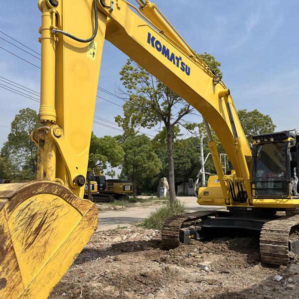 Large Used Komatsu Excavators PC450-8 45Ton Earthmoving Equipment