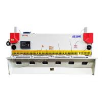 Pequena máquina de corte de feixe de balanço hidráulica Máquina automática de corte de chapas de metal