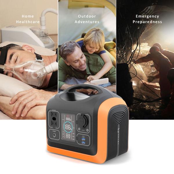 Portable 1800W Solar Charging Generator for Phone / Drone / Camera / Car Refrigerator
