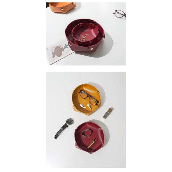 Настроенный логотип складной кожи под кроватью хранилищный организатор с изоляционным мешком оранжевый