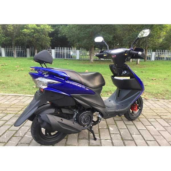 Front Disc Brake Two Wheel Gas Scooter Electric Kick Start System Hydraulic Suspension