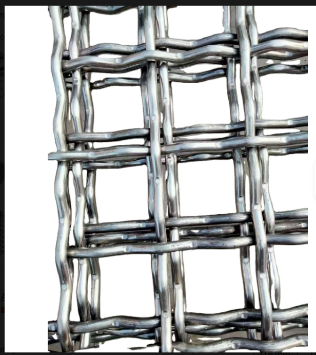 Custom 3mm 4mm Crimped Wire Mesh Galvanized Wire Net with Corrosion Resistance High Strength for Sand Stone Screening