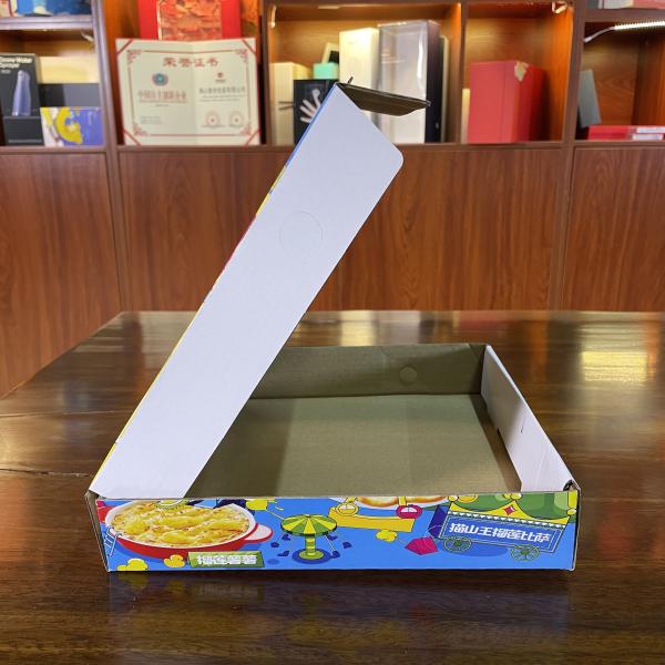 Goods in Stock Wholeasale Cheap Corrugated Kraft 8-12 Inch Pizza Box Food Packaging Box Pizza Packing Box, MOQ 100PCS