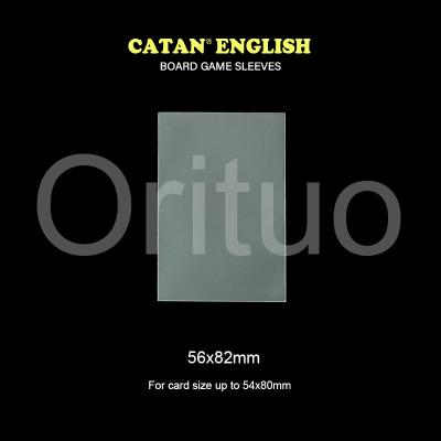 Capas para cartões transparentes Pp Catan transparentes 56x82mm para jogos de tabuleiro em inglês