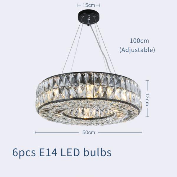Luxury Crystal Chandeliers For Living Room Lobby Modern Home Decor crystal led chandelier(WH-CY-189)
