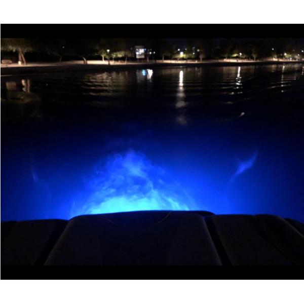 Ultra Bright 1800 Lumen 27W RGB Drain Plug Boat Lights Waterproof