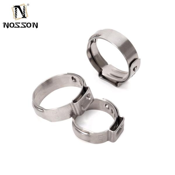 JIS Standard Instock Pipe Clamps Type Stainless Steel Collar Mini Release Single Ear Tube Clamp for PVC Hose Small Size