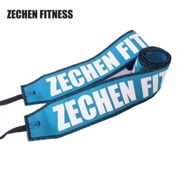 7.3cm Cotton Weight Lifting Straps 90cm Heavy Duty Wrist Wraps For Front Squats