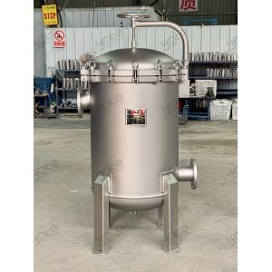 Stainless Steel 304/316L Multi Bag Filter Housing with High Flow and 0.5-2000um Filtration Precision for Industrial Water Treatment