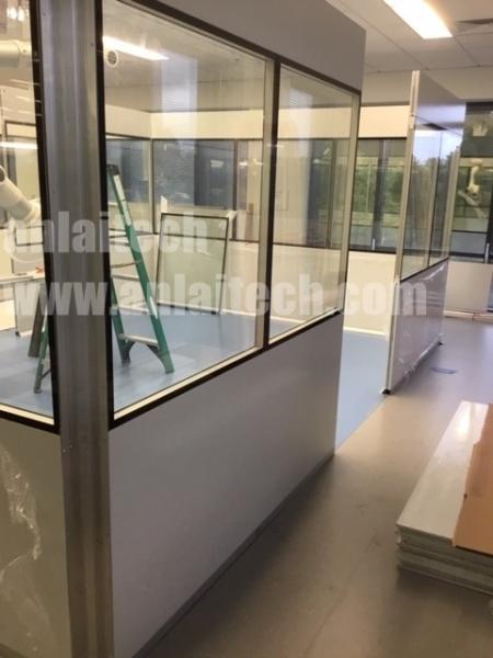 Hard wall Modular clean room, UK Laboratory Clean room project anlaitech brand clean room supplier