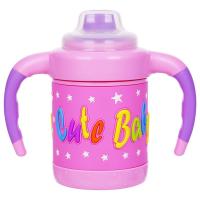 6 mois renversent non la tasse libre de boissons de bébé de BPA 6oz 160ml