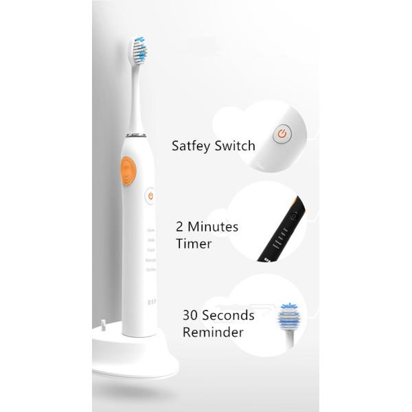 Sonic Waterproof Tooth Whitening Electric Toothbrush With Brush Head Replacement Teeth Whitener Cleaning Oral Hygiene
