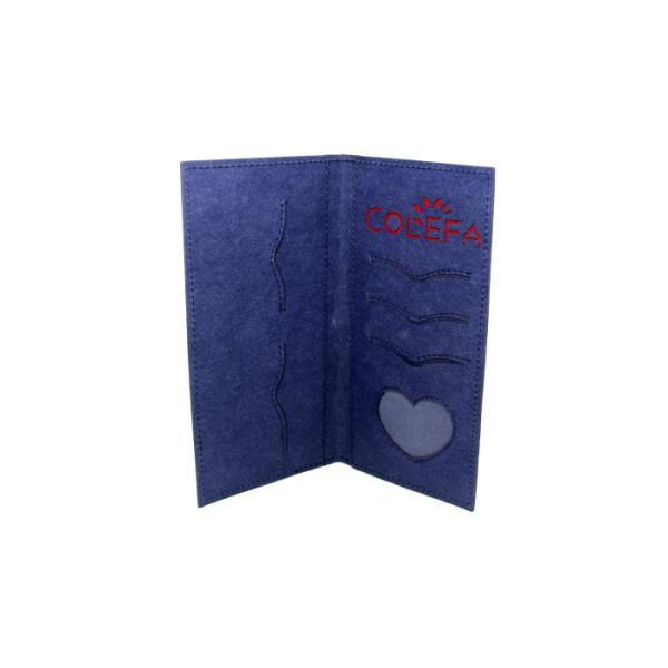 Radiation Protection Fabric Washable Kraft Paper Long Wallet RFID Blocking Wallet for cards