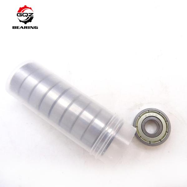 Rodamiento de bolas de ranura profunda 607Z 7x19x6mm Acero cromado Fila única