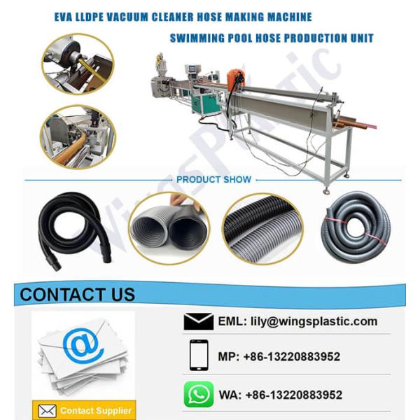 Mangueira de respiração médica do circuito de EVA Hose Corrugated Segmented Tube que faz a máquina