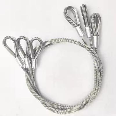 Boucle de levage préfabriquée en béton pour le levage de fil Ancrage Ovale Sling de câble en acier