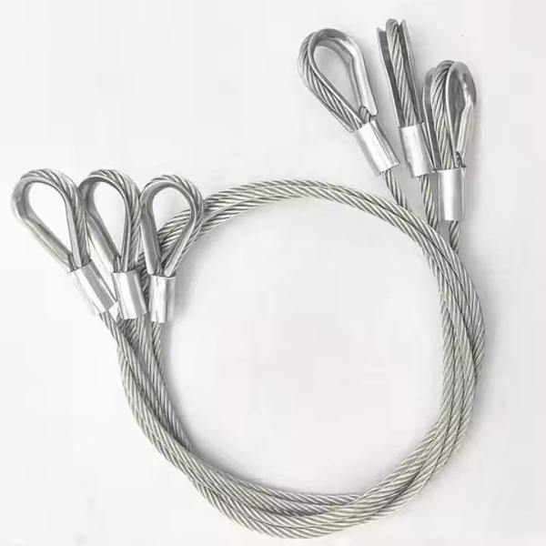Boucle de levage préfabriquée en béton pour le levage de fil Ancrage Ovale Sling de câble en acier