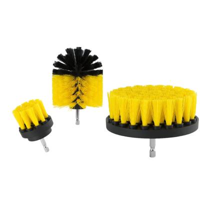 Banheira de banho Furação elétrica Kit de escova de limpeza de fio de PP 4 polegadas manuseio de PP