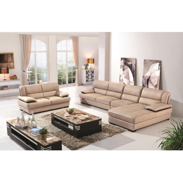 modern home geniune leather corner sofa furniture