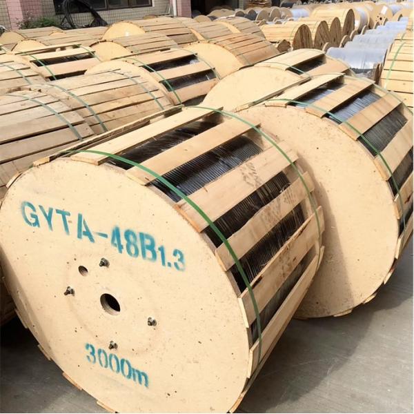 GYTA Outdoor Fiber Optic Cable Armored Loose Tube Single Jacket / Single Armor