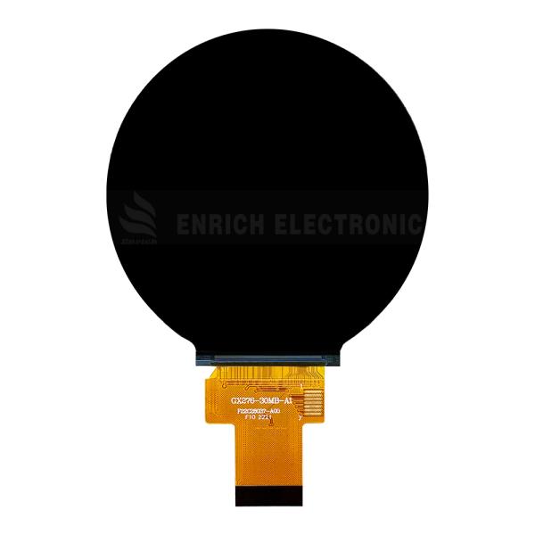 2.76 Inch Circular TFT LCD Display 480x480 Resolution MIPI IC ST7701
